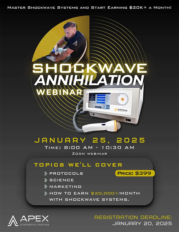 Consulting Company Apex Shockwave Annihilation Webinar